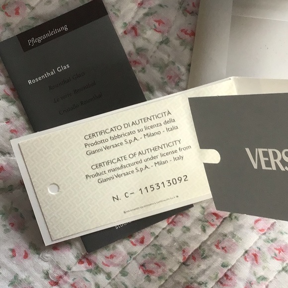 🎄 pGianni Versace Rosenthal Medusa Glass Coaster New In Box Authentic Gift Idea - Picture 3 of 4